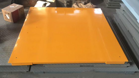 IP68 Single Deck LED / LCD Display Floor Weighing Scales
